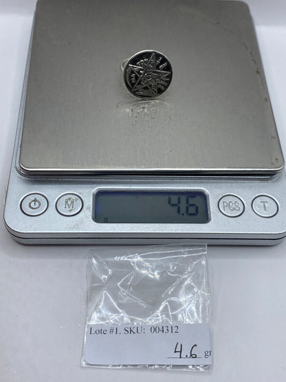 Anillo Ajustable de Plata con Estrella Geométrica — Taxco .925 — foto 5