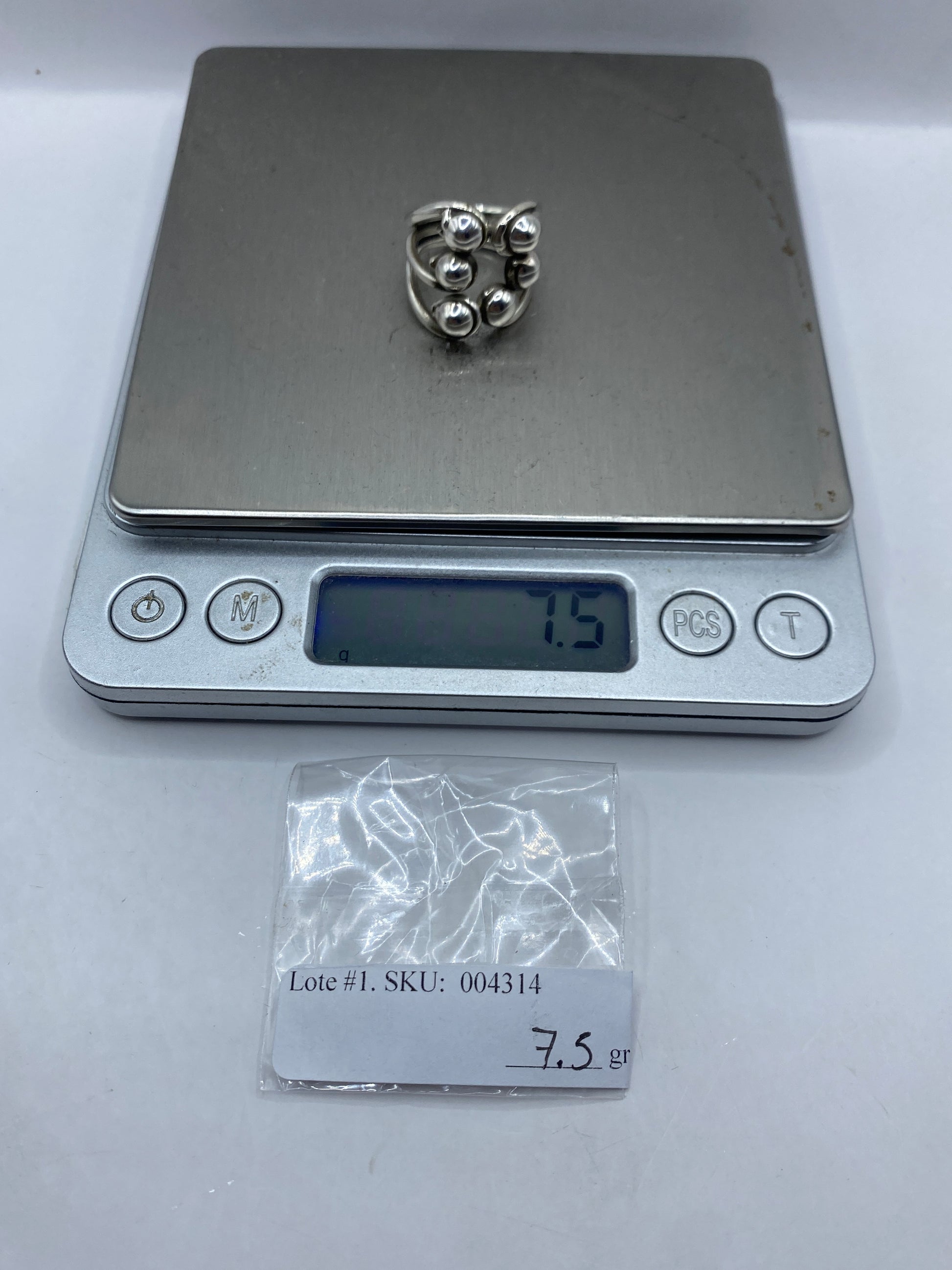 Anillo de Plata Calado con Esferas — Taxco .925 — foto 6