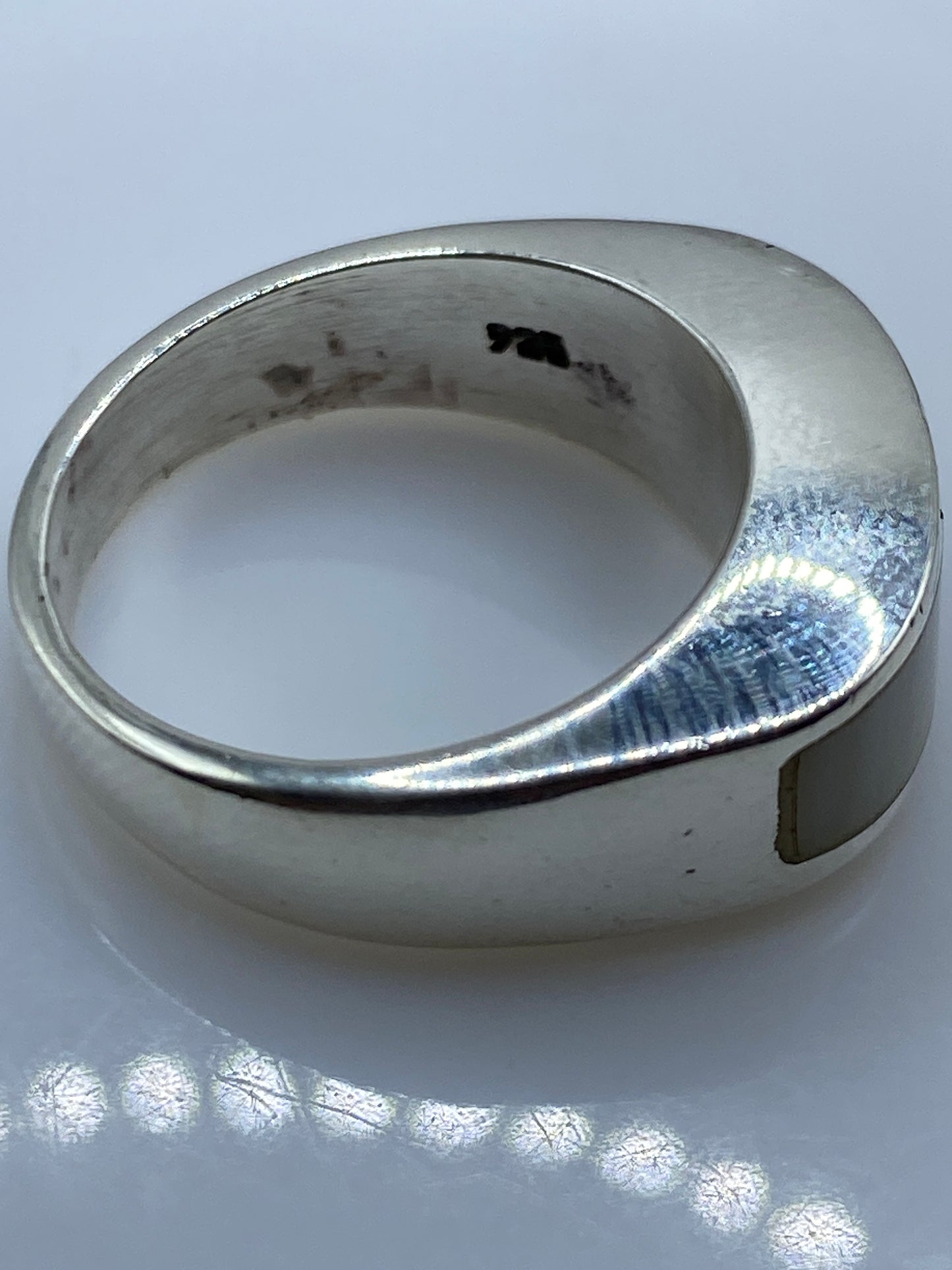 Anillo de Plata con Perla — Engaste a Mano Taxco .925 — foto 5