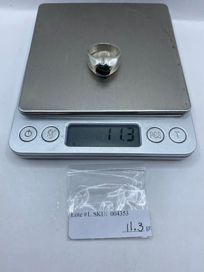 Anillo de Plata con Malaquita Multicolor — Taxco .925 — foto 6