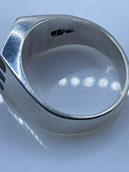 Anillo de Plata con Lapislázuli para Hombre — Taxco .925 — foto 5