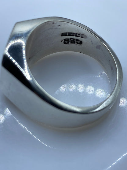 Anillo Solitario Plata .925 con Piedra Café — Taxco — foto 5