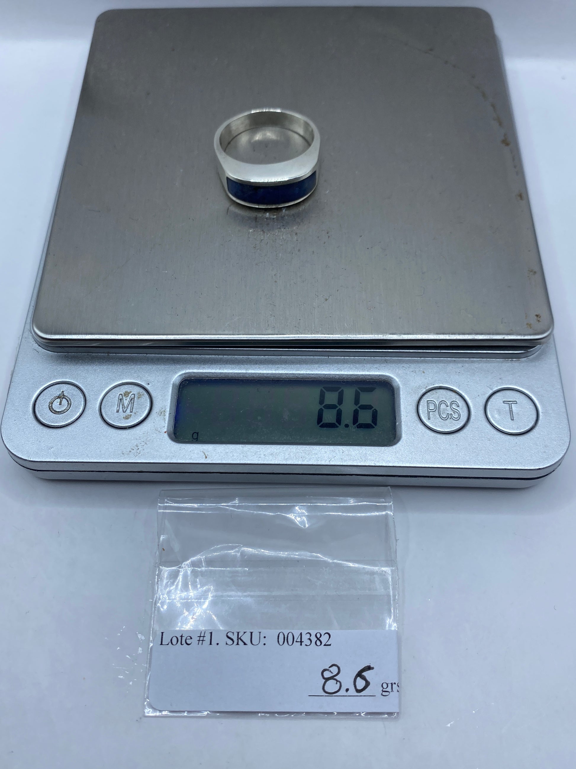 Anillo de Plata con Lapislázuli — Taxco .925 — foto 6