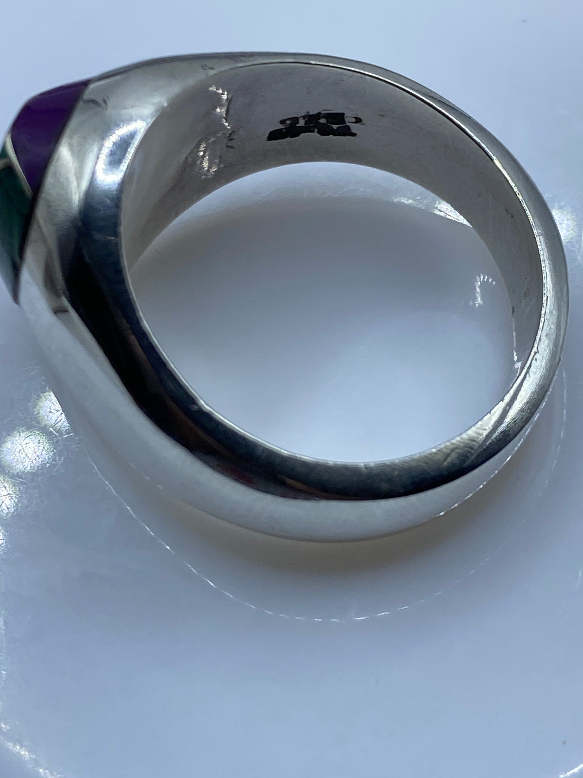 Anillo de Plata Malaquita Verde — Taxco .925 Unisex — foto 5