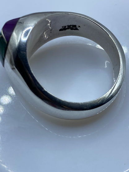 Anillo de Plata Malaquita Verde — Taxco .925 Unisex — foto 5