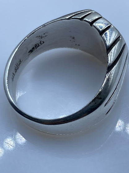 Anillo de Plata con Turquesa Azul Cielo — Taxco .925 — foto 5