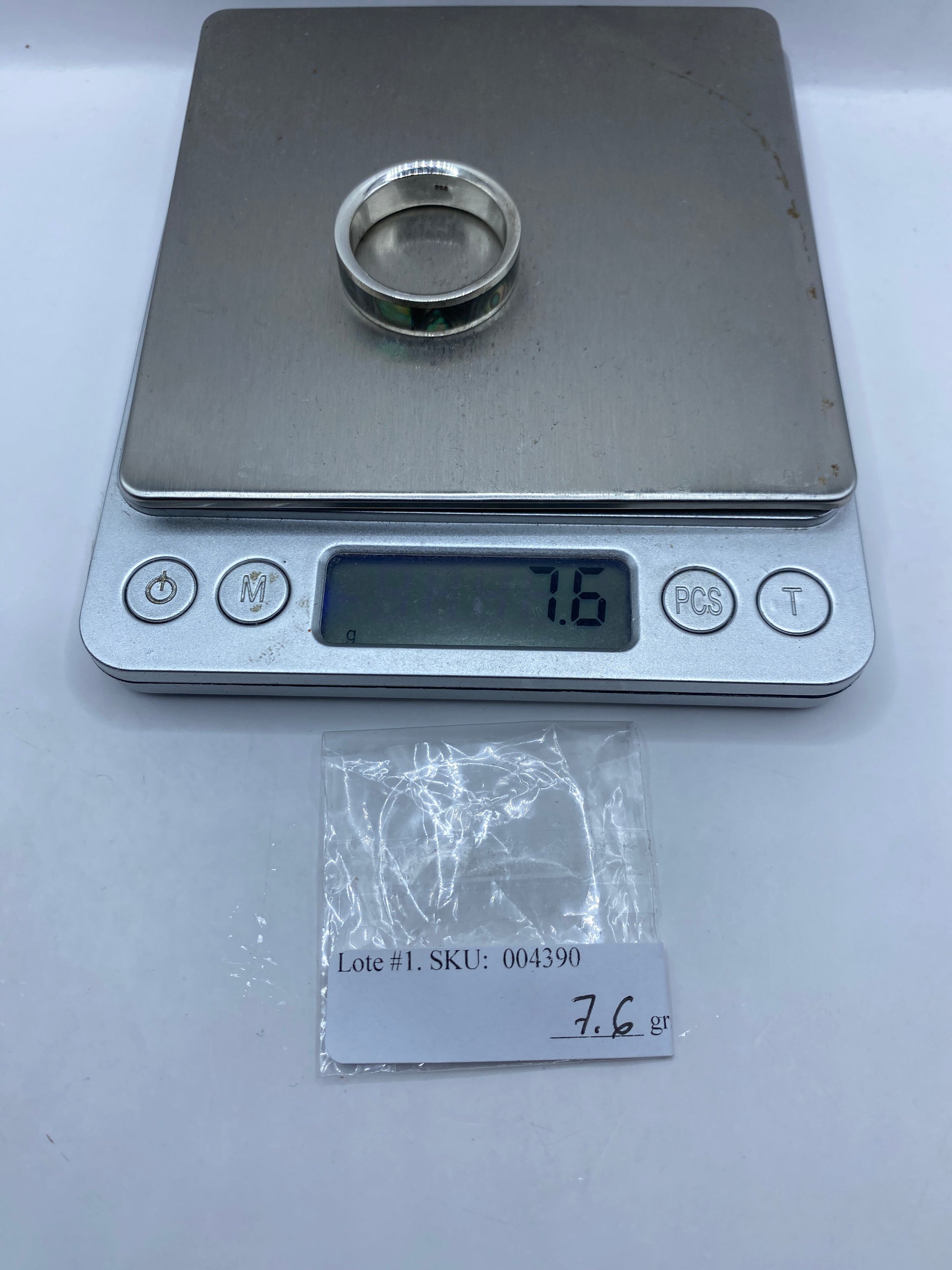 Anillo de Plata con Incrustación de Piedra — Taxco .925 — foto 6