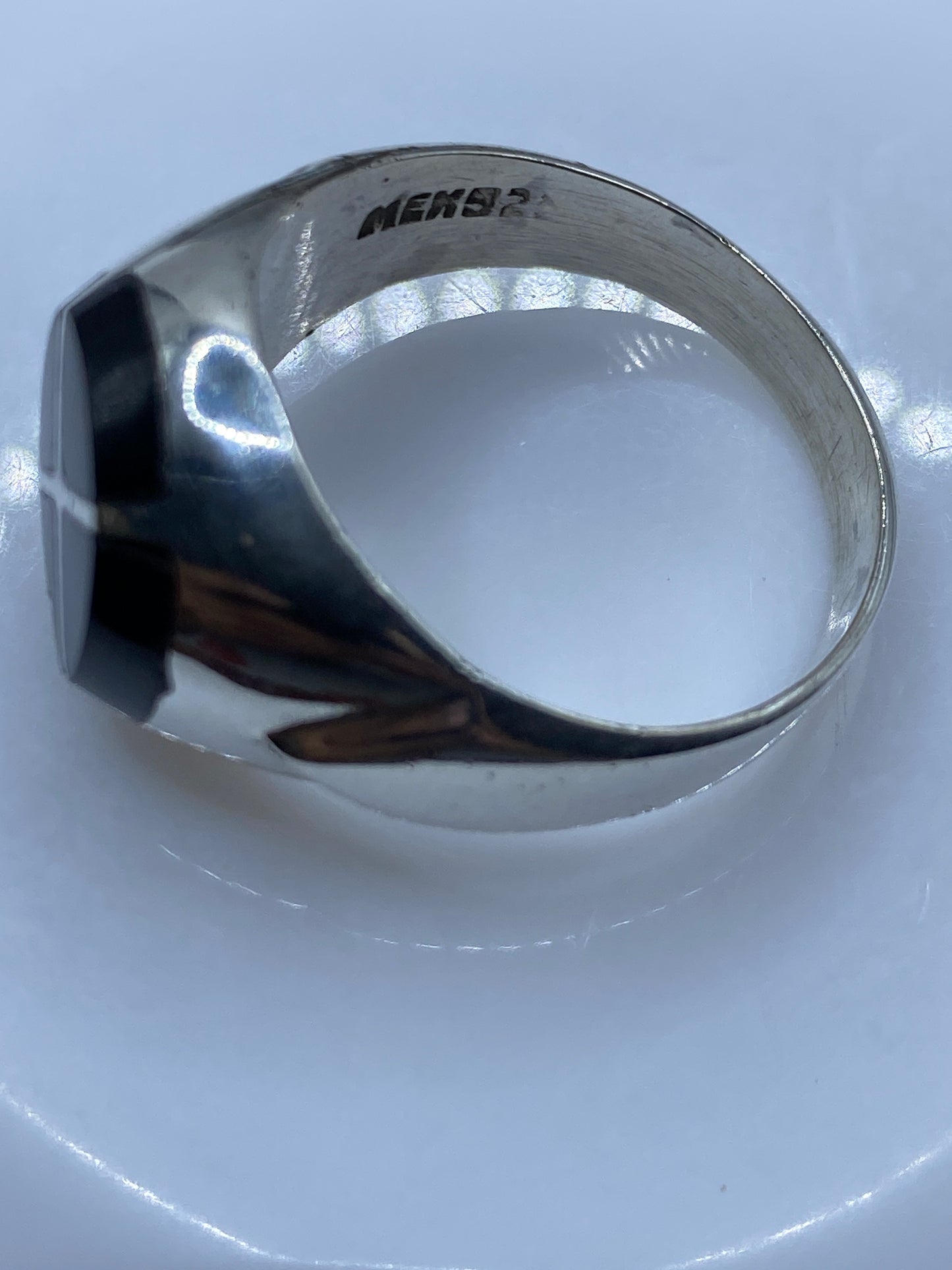 Anillo de Plata .925 con Ónix Negro — Taxco — foto 5