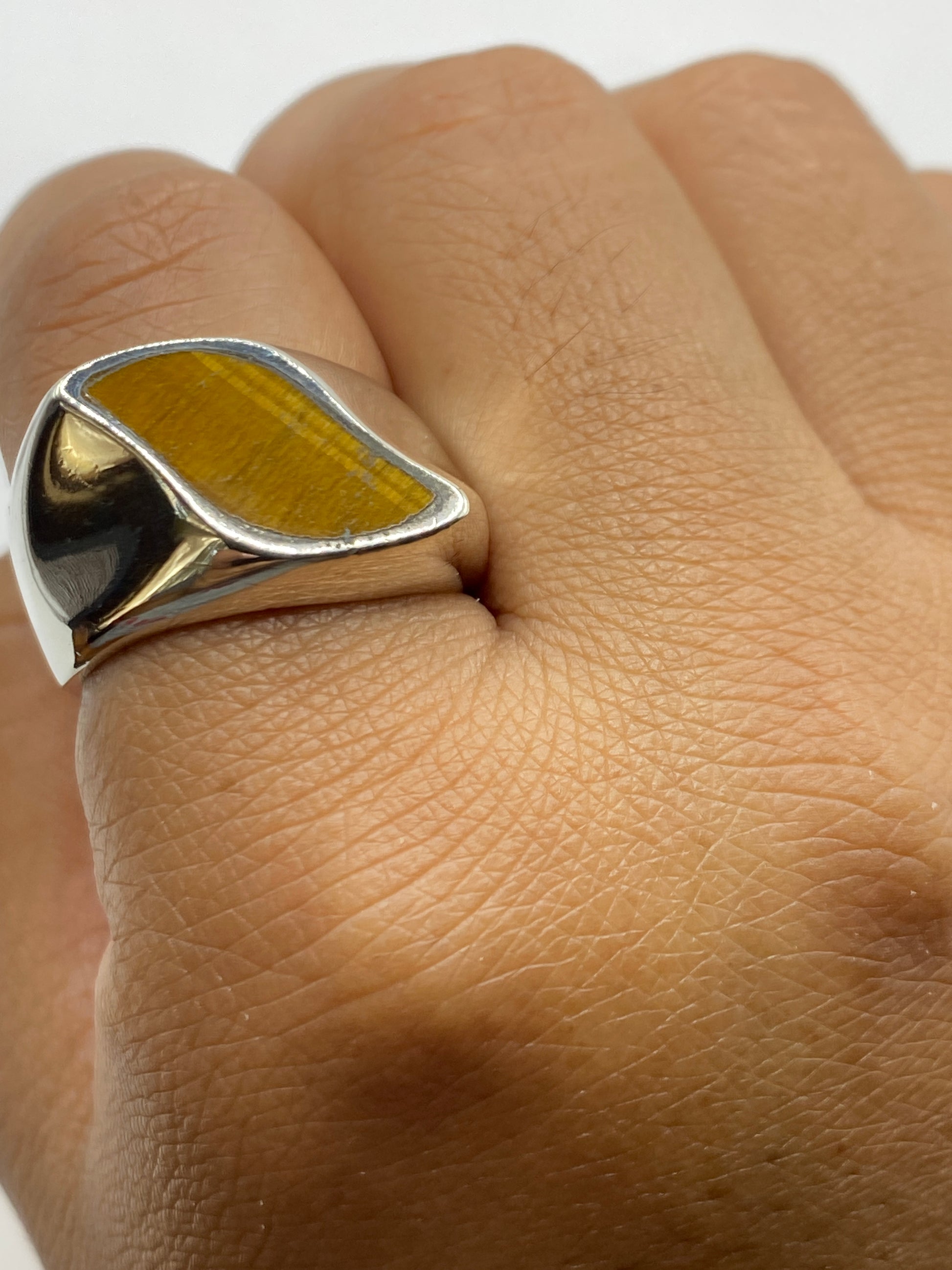 Interior del anillo con el Quinto .925 y marca MEXICO grabados