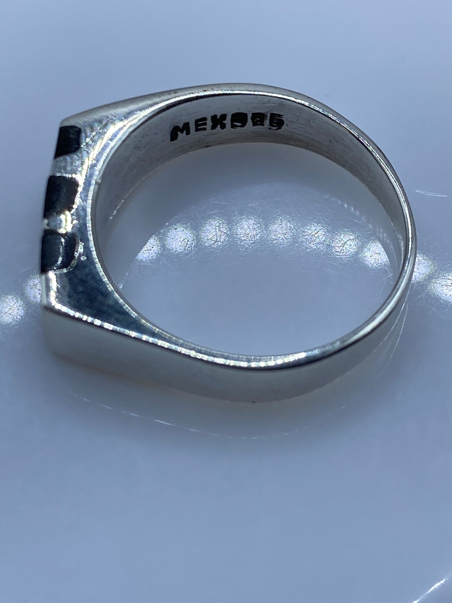 Anillo Plata .925 con Ónix Negro — Taxco — foto 5