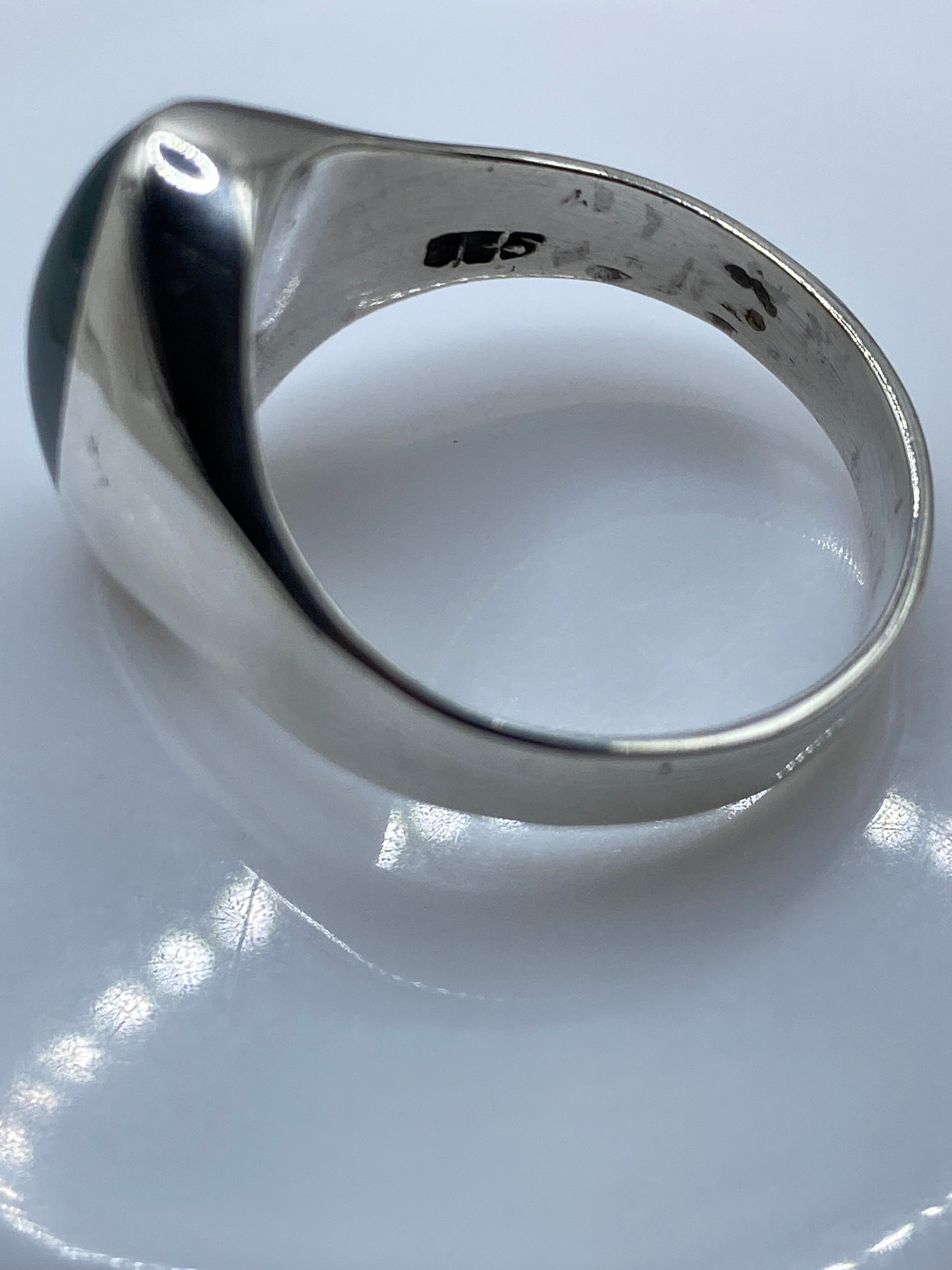 Anillo de Plata Malaquita Verde — Taxco .925 Unisex — foto 5