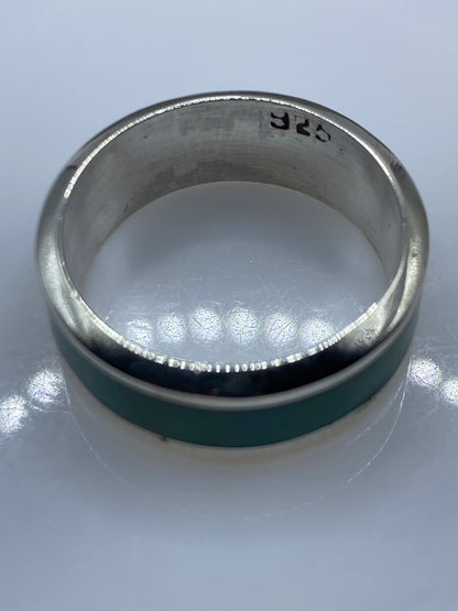 Anillo Plata Turquesa Azul Cielo — Taxco .925 — foto 5