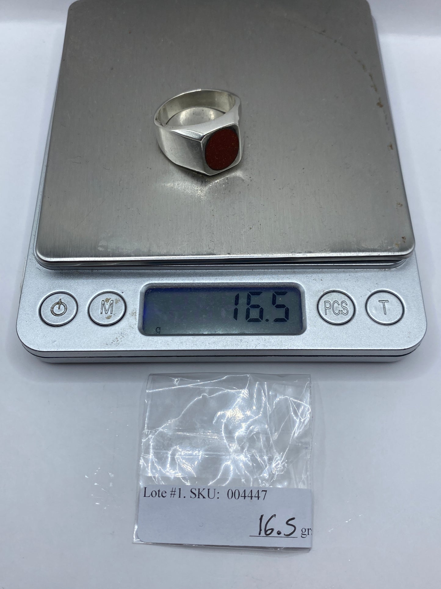 Anillo de Plata Maciza con Piedra — Taxco .925 — foto 6