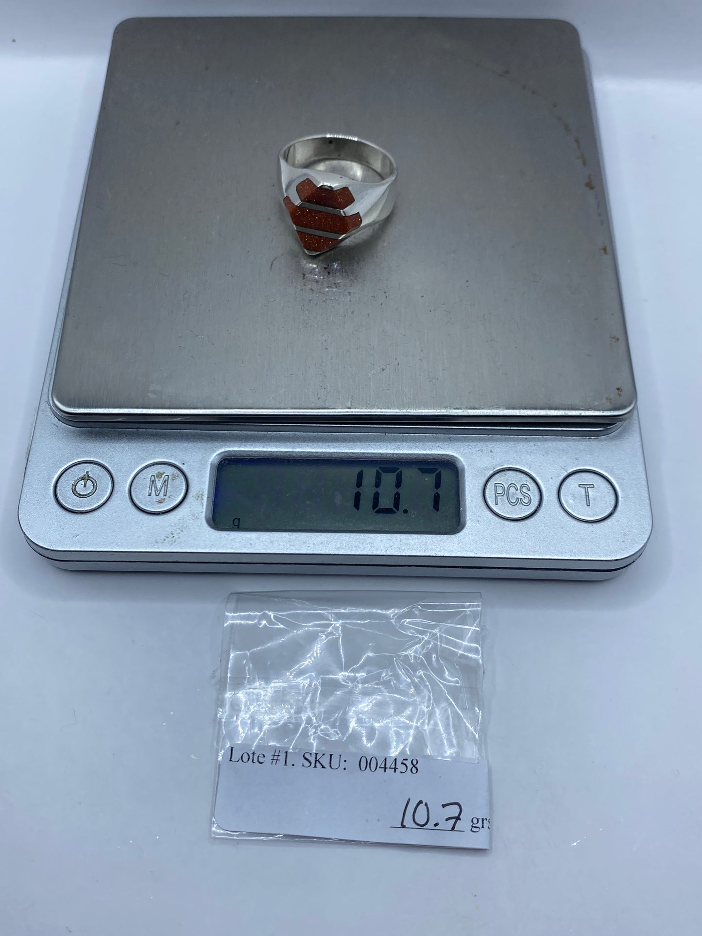 Anillo de Plata Escalonado con Piedra — Taxco .925 — foto 6