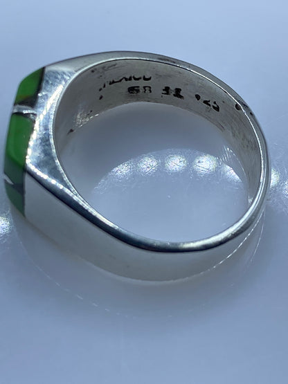 Anillo de Plata con Piedra Verde — Taxco .925 — foto 5