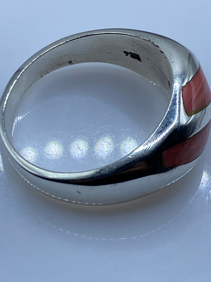 Anillo de Plata con Coral Engastado — Taxco .925 — foto 5