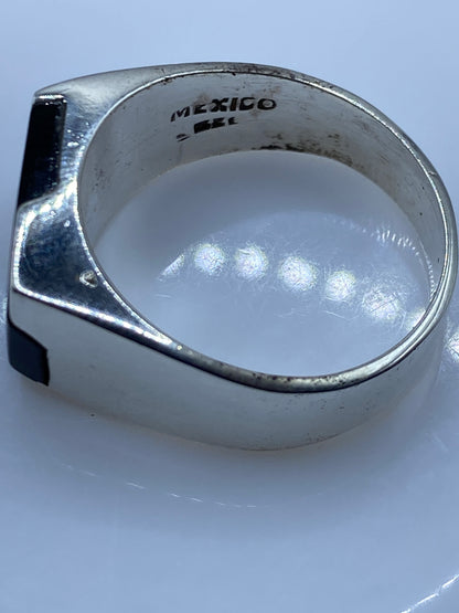 Anillo de Plata Onix Negro Engastado — Taxco .925 — foto 5