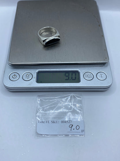 Anillo de Plata Ónix Negro Engastado — Taxco .925 — foto 6