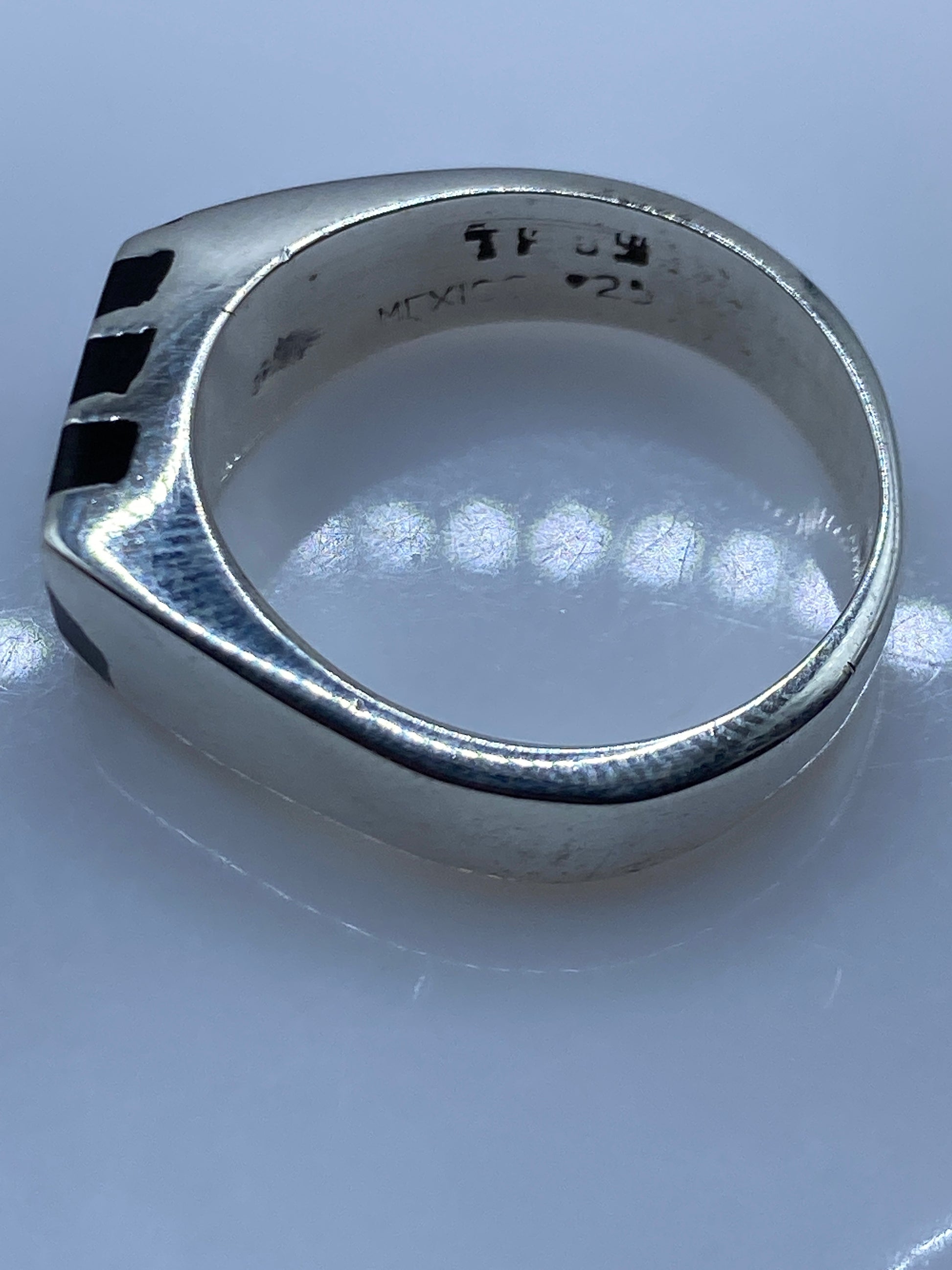 Anillo de Plata con Ónix Negro — Taxco .925 — foto 5