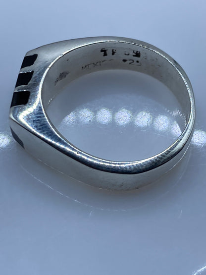 Anillo de Plata con Ónix Negro — Taxco .925 — foto 5