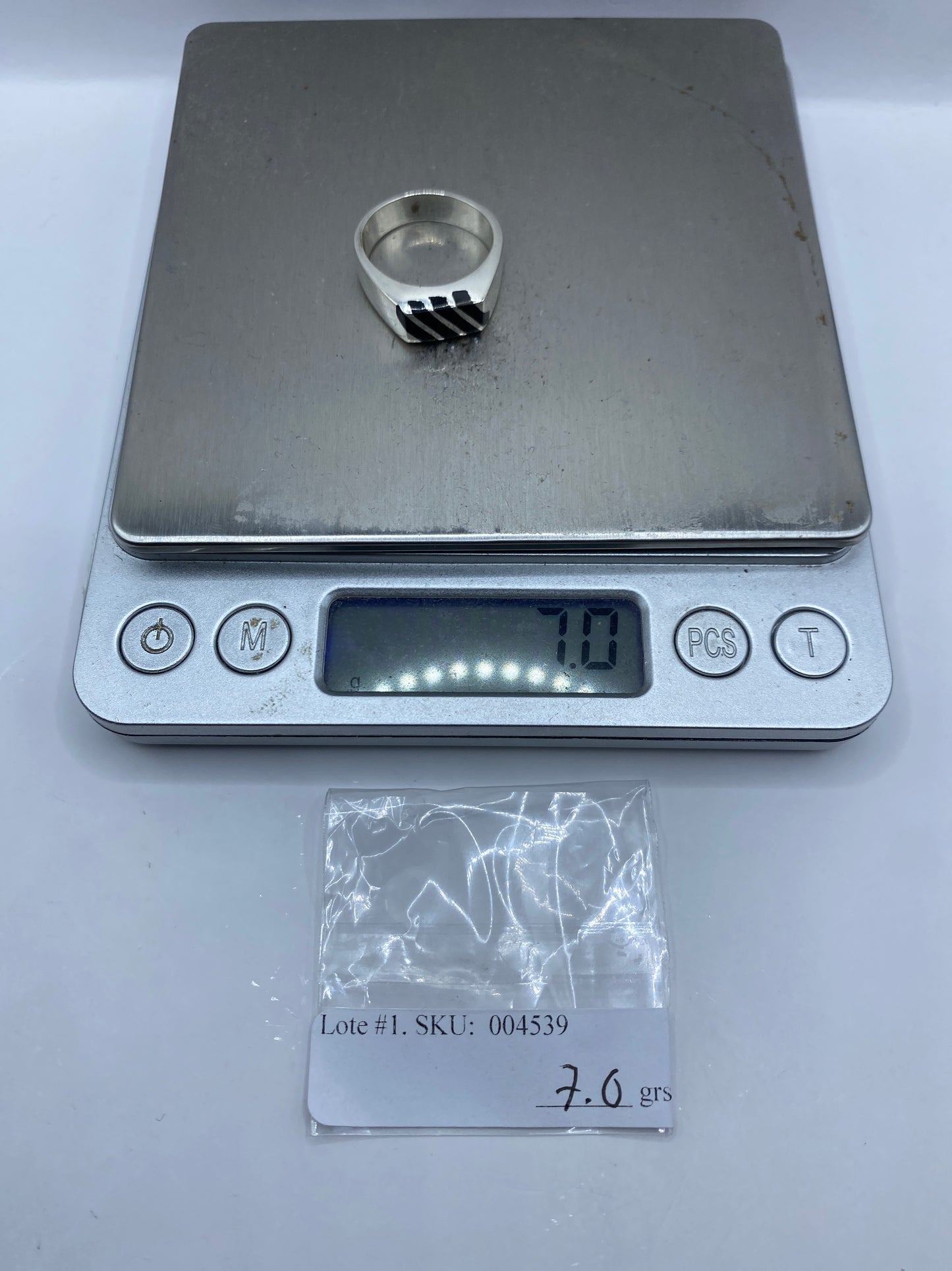 Anillo de Plata con Ónix Negro — Taxco .925 — foto 6