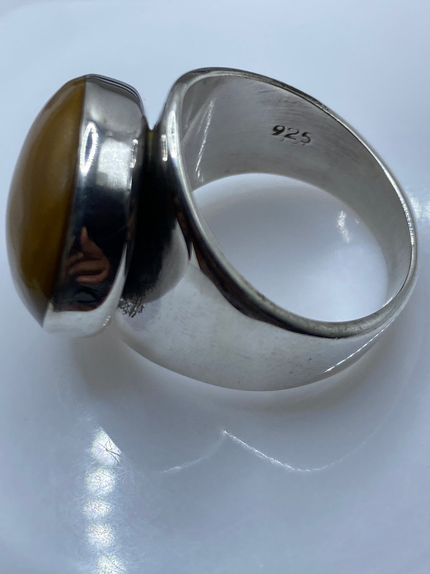 Anillo Plata .925 con Piedra Café — Statement Taxco — foto 5