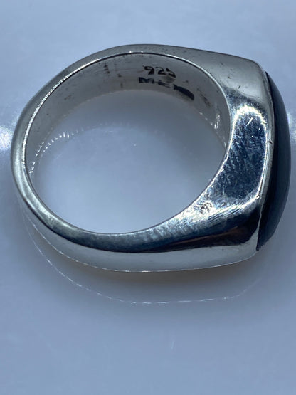 Anillo de Plata Ónix Negro — Taxco .925 — foto 5