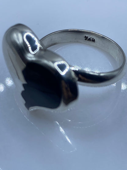 Anillo de Plata Ajustable con Ónix Negro — Taxco .925 — foto 5