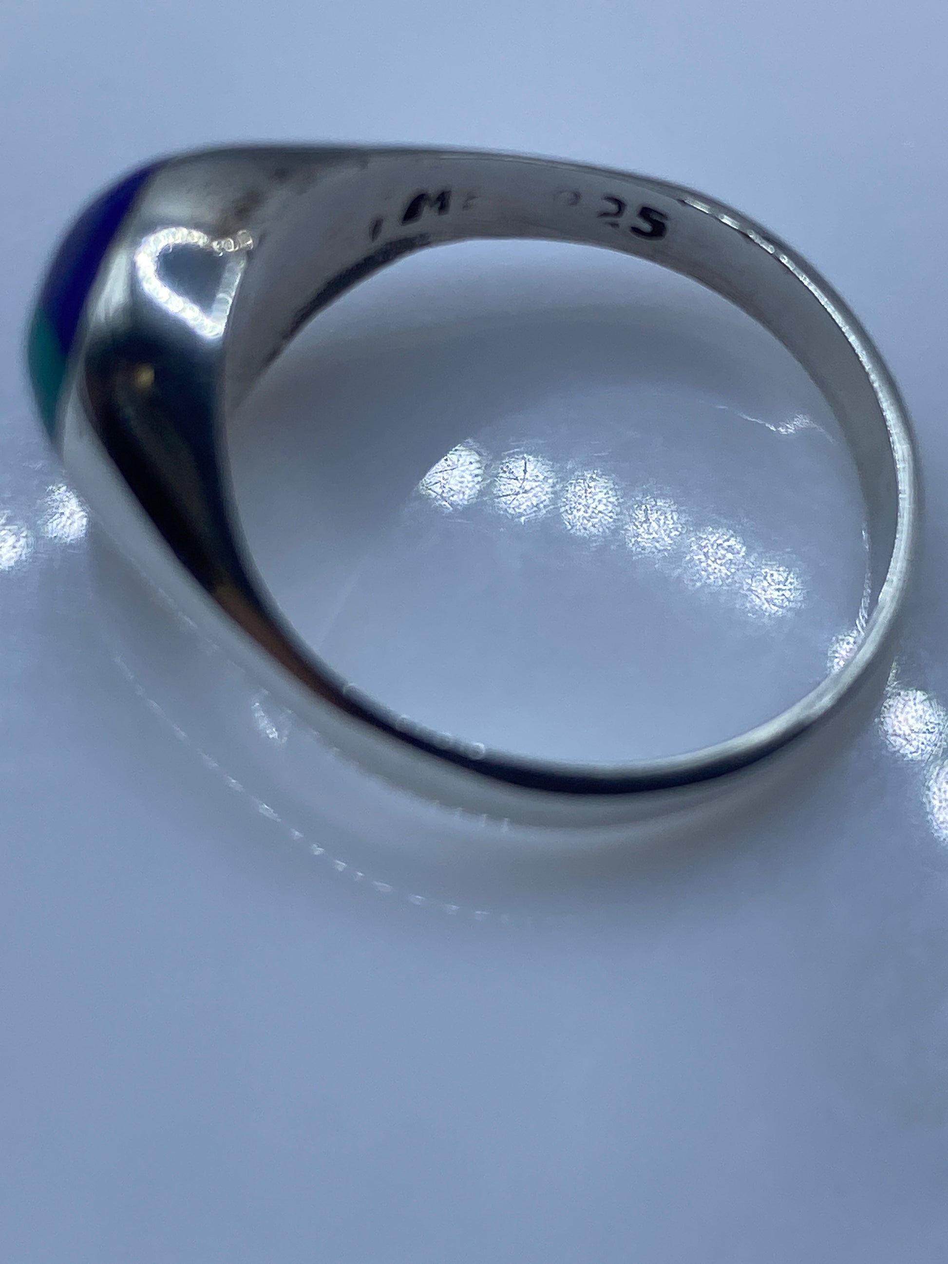 Anillo de Plata con Piedra Azul — Taxco .925 — foto 5
