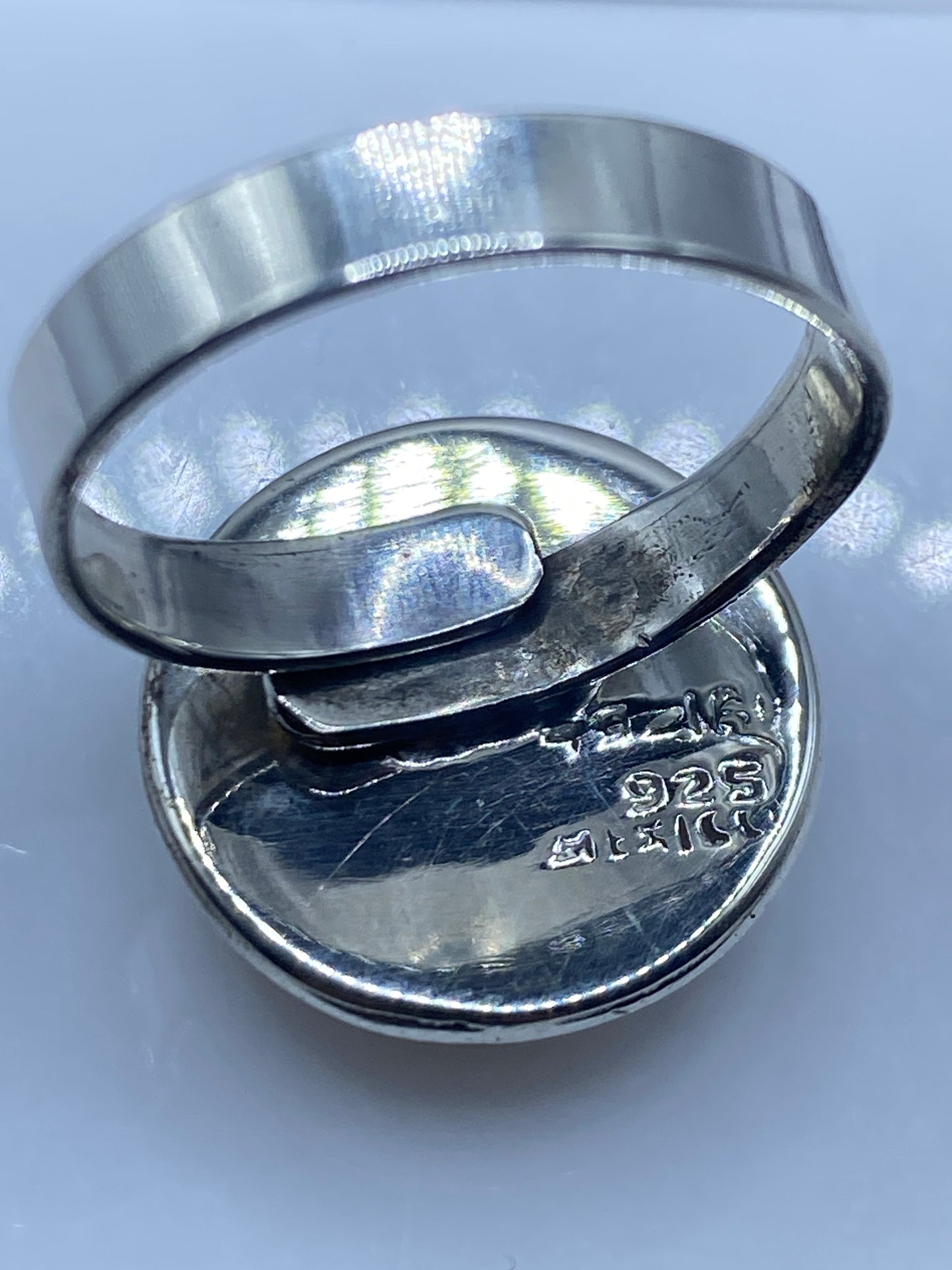 Anillo de Plata Ajustable con Piedra — Taxco .925 — foto 5