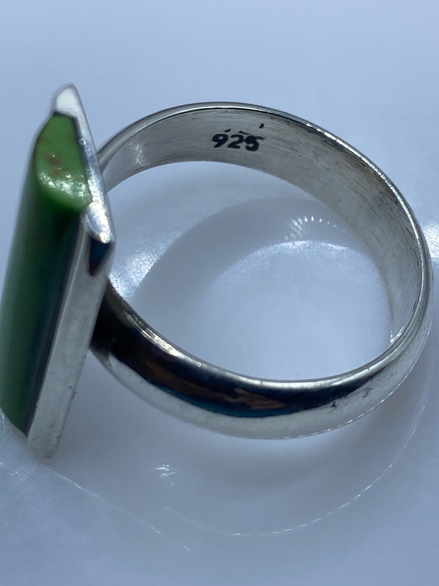 Anillo de Plata Minimalista con Piedra Verde — Taxco .925 — foto 5