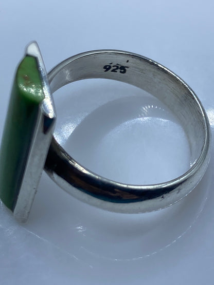 Anillo de Plata Minimalista con Piedra Verde — Taxco .925 — foto 5