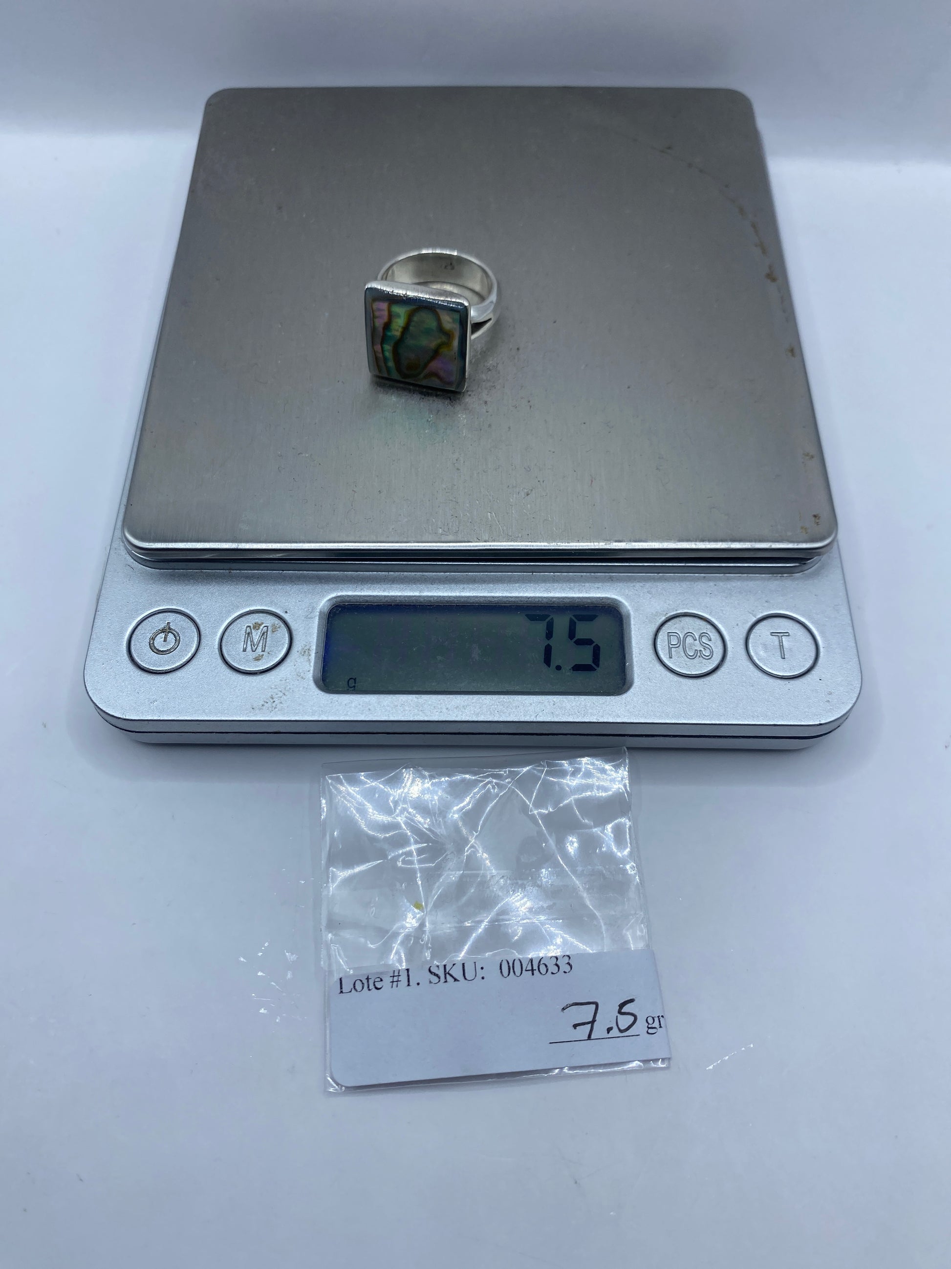 Anillo de Plata .925 con Piedra Engastada — Taxco — foto 6