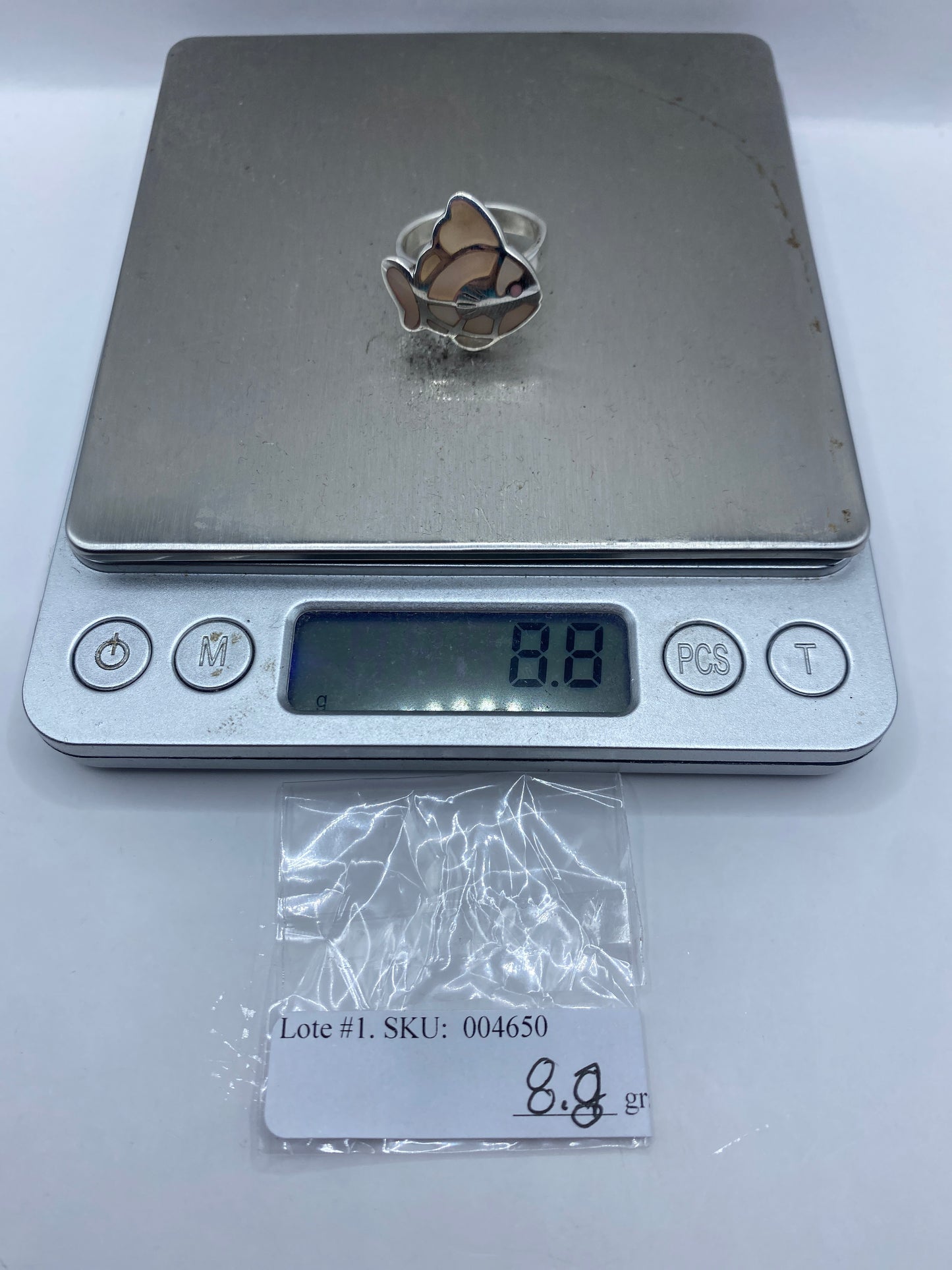 Anillo de Plata .925 con Piedra Incrustada — Taxco — foto 6