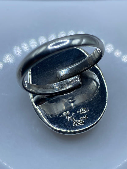 Anillo de Plata Ajustable con Perla — Taxco .925 — foto 5