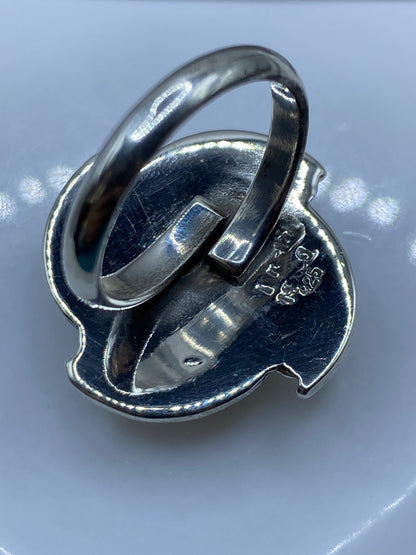Anillo Plata Ajustable con Piedra Verde — Taxco .925 — foto 5