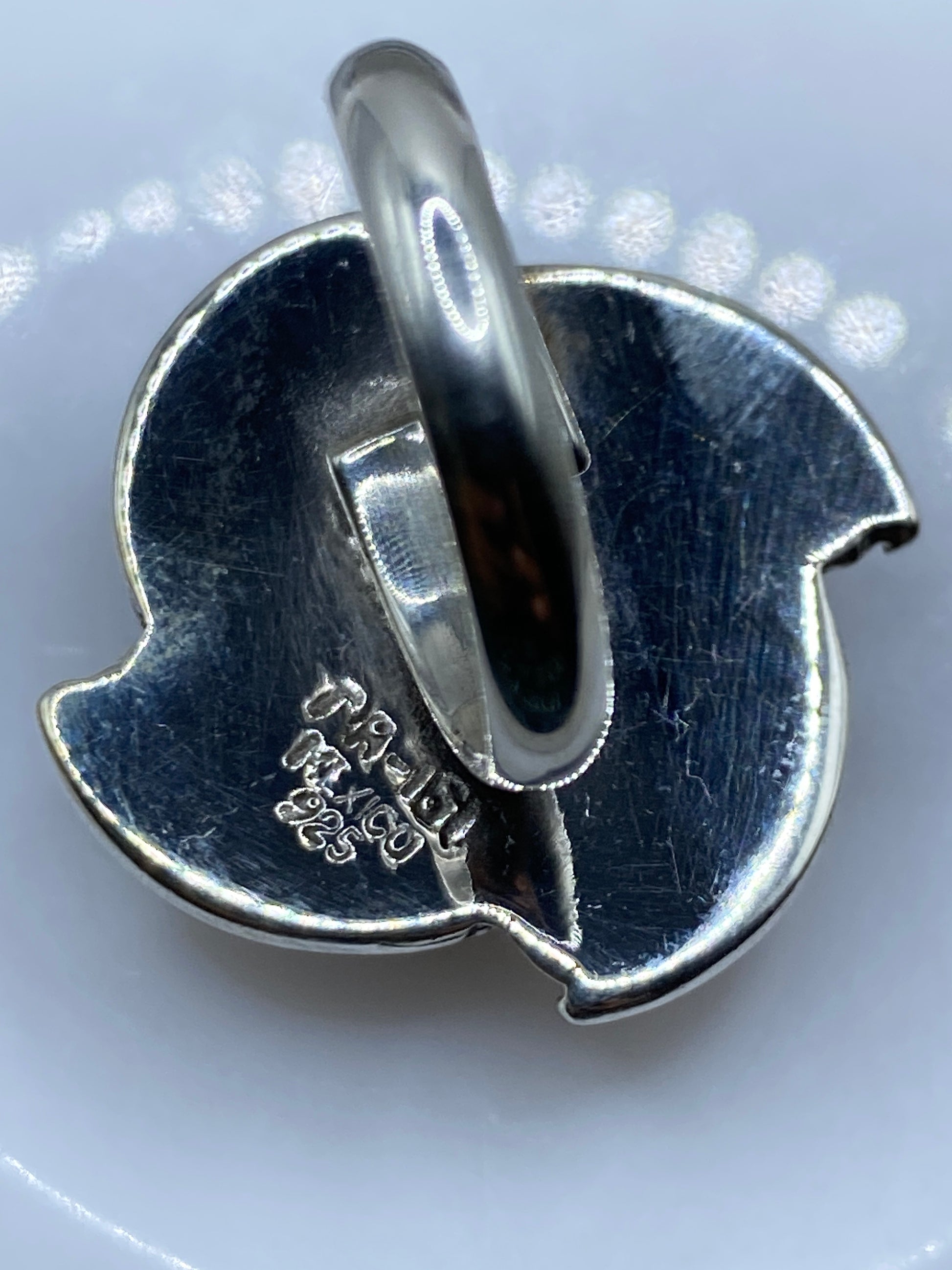 Anillo Ónix Ajustable Plata .925 — Taxco Art-Déco — foto 5