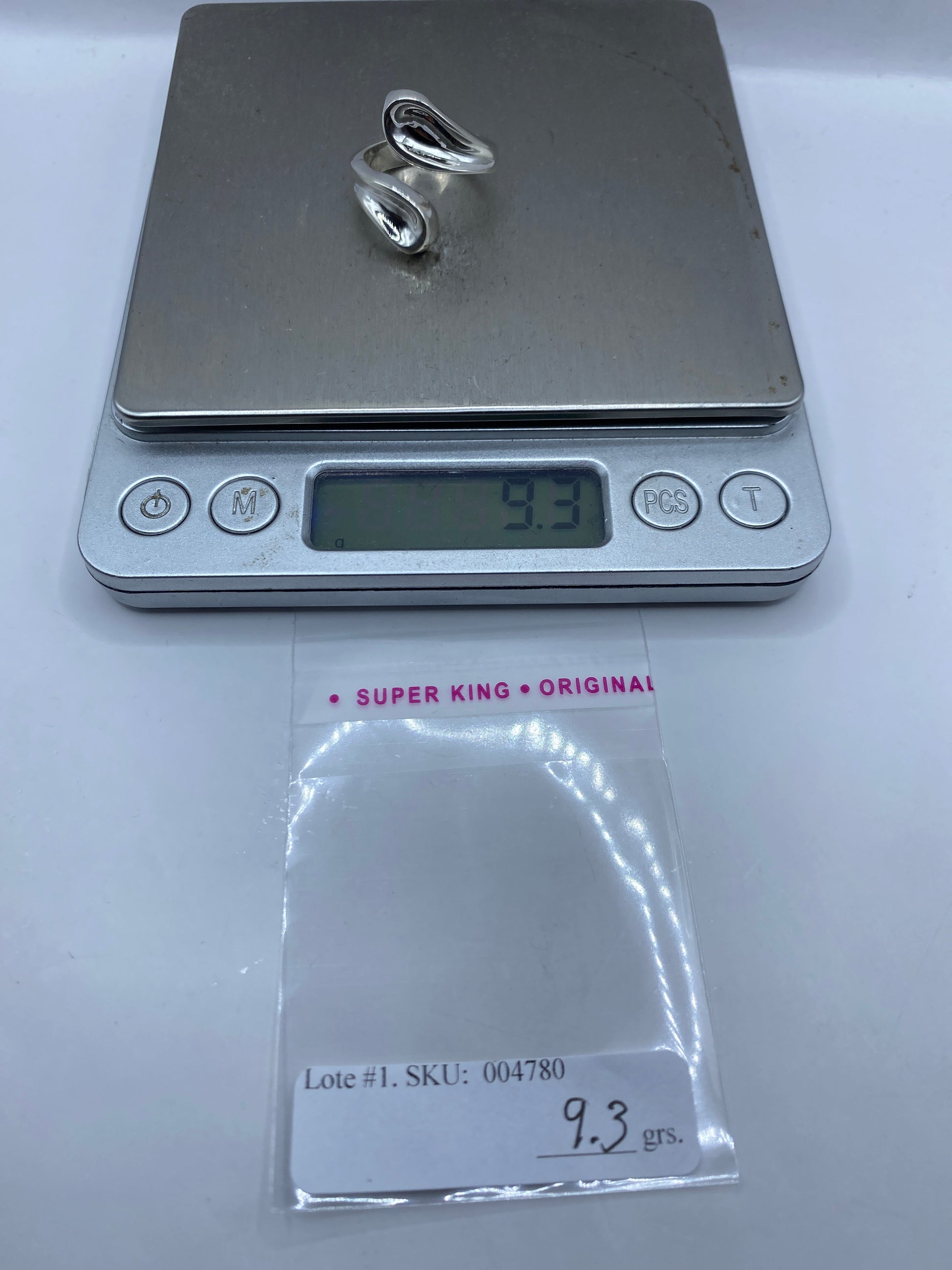 Anillo de Plata Cartoneado Ajustable — Taxco .925 — foto 6