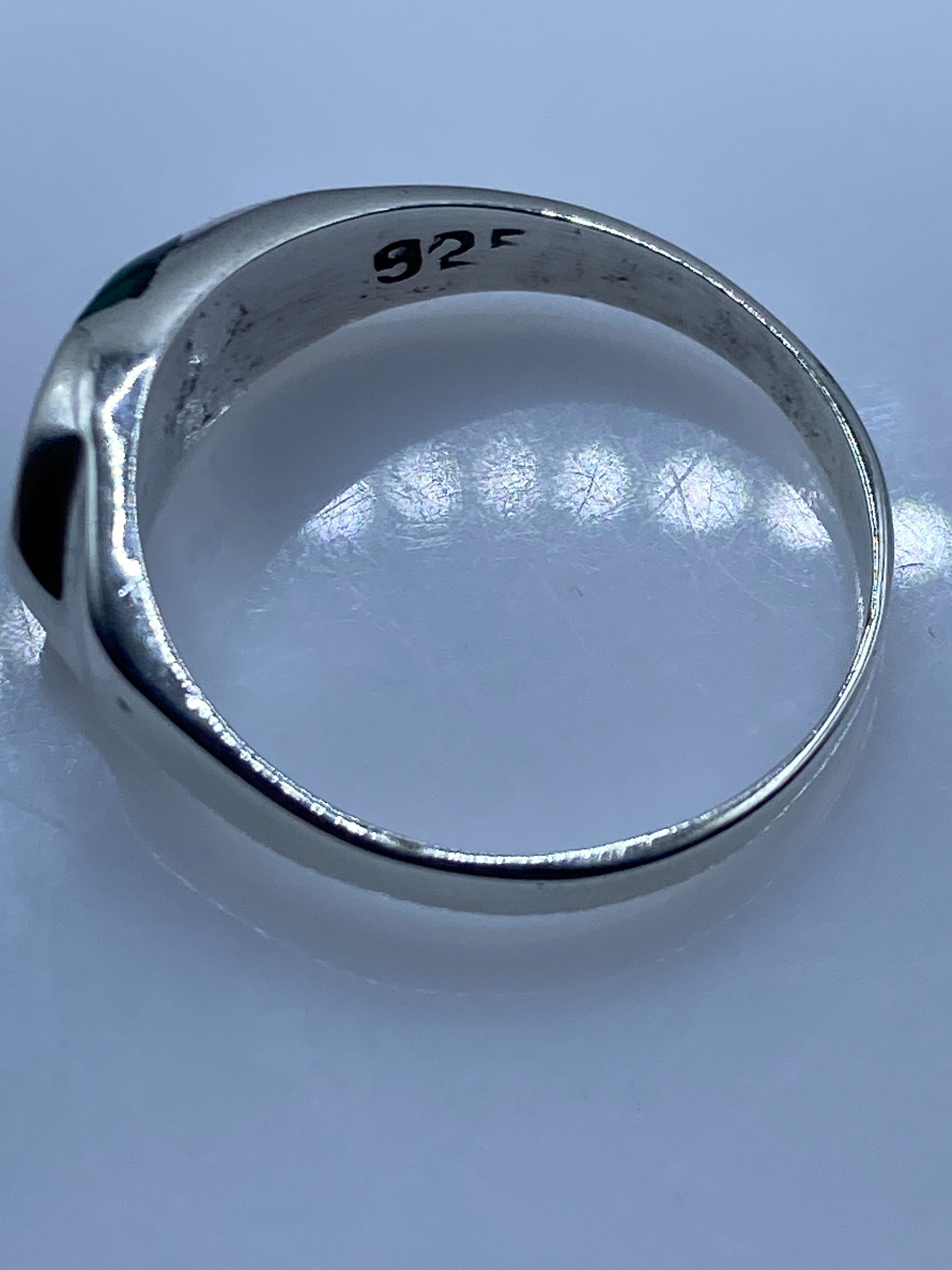 Anillo de Plata con Malaquita Verde — Taxco .925 — foto 5