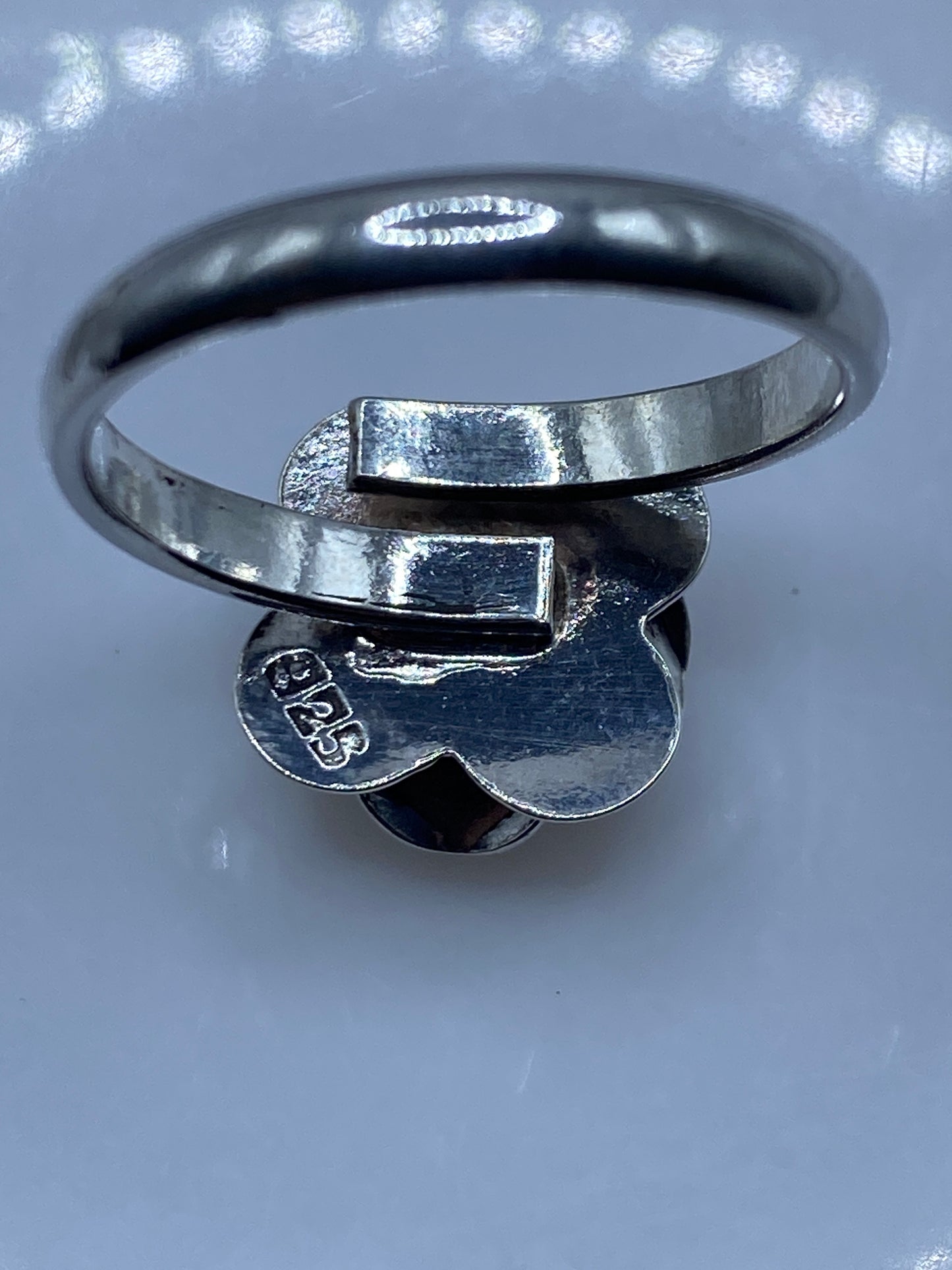 Anillo Floral de Plata .925 Ajustable — Taxco — foto 5