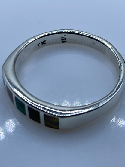 Anillo de Plata .950 con Ópalo de Fuego Multicolor — foto 5