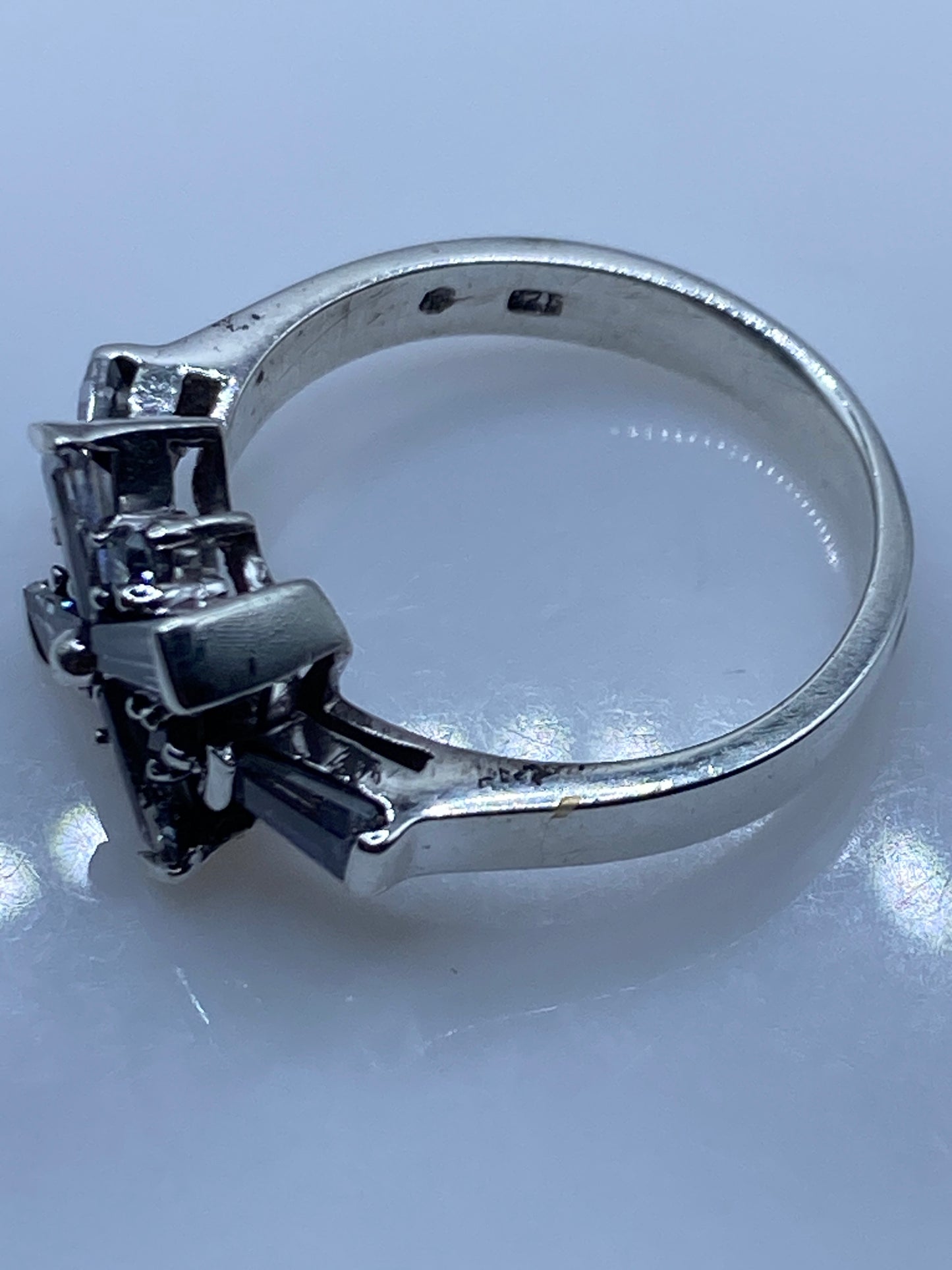 Anillo de Plata Circonia Blanca — Taxco .925 — foto 5