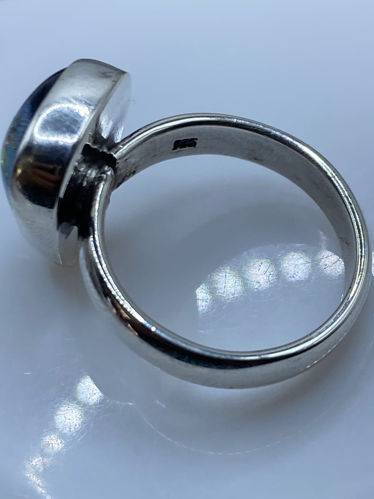 Anillo de Plata .925 con Piedra Multicolor — Taxco — foto 5