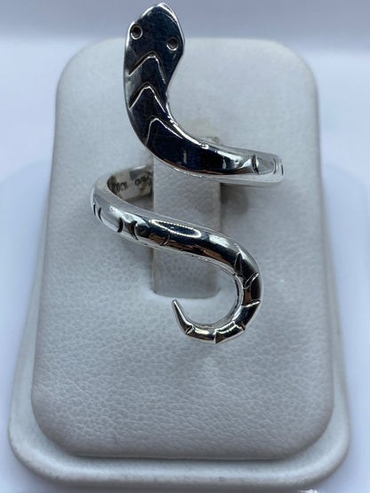 Anillo giratorio de plata .925 ajustable sobre mano, bandas en movimiento