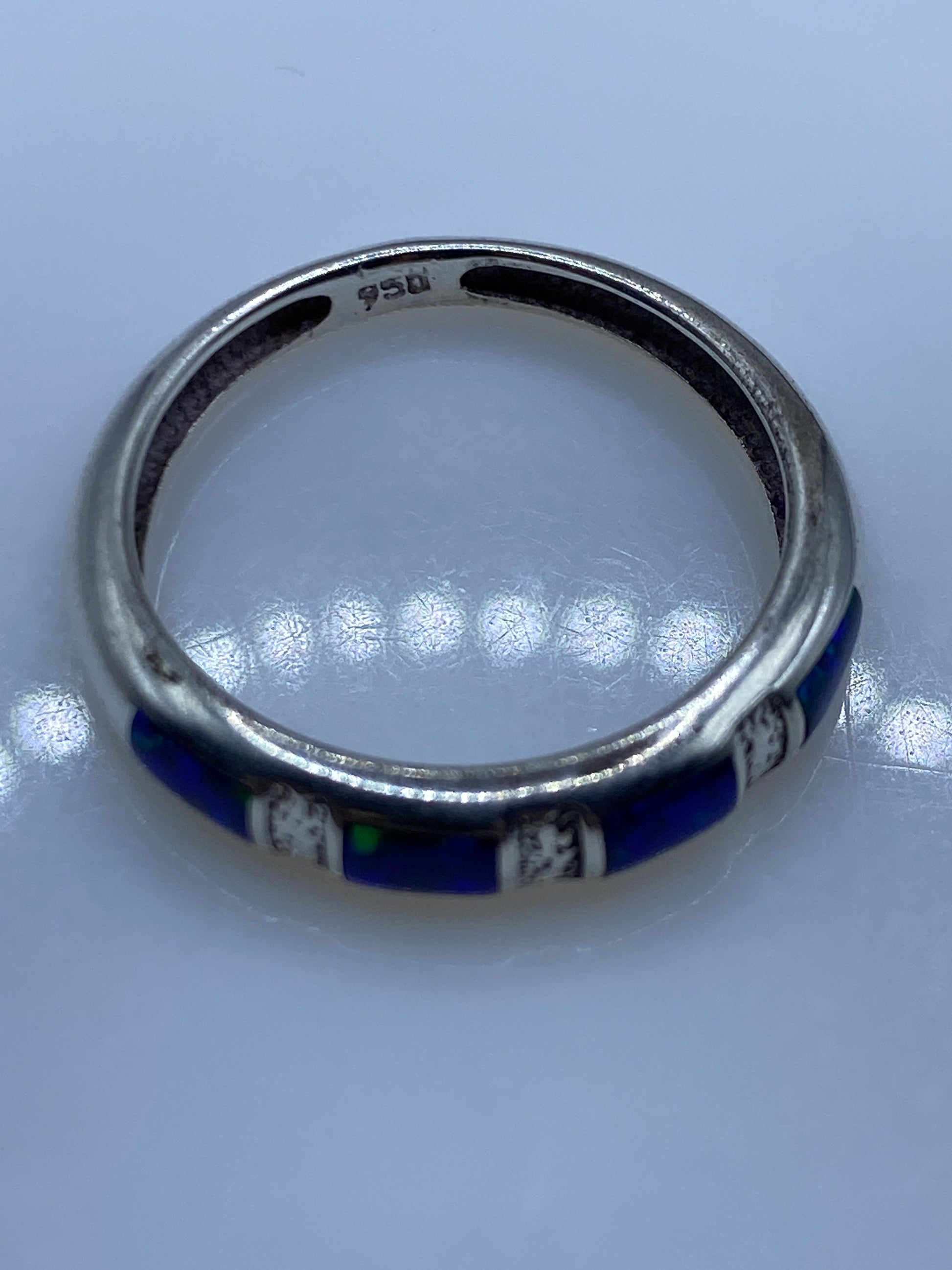 Anillo Plata .950 con Opalo de Fuego — Taxco — foto 5