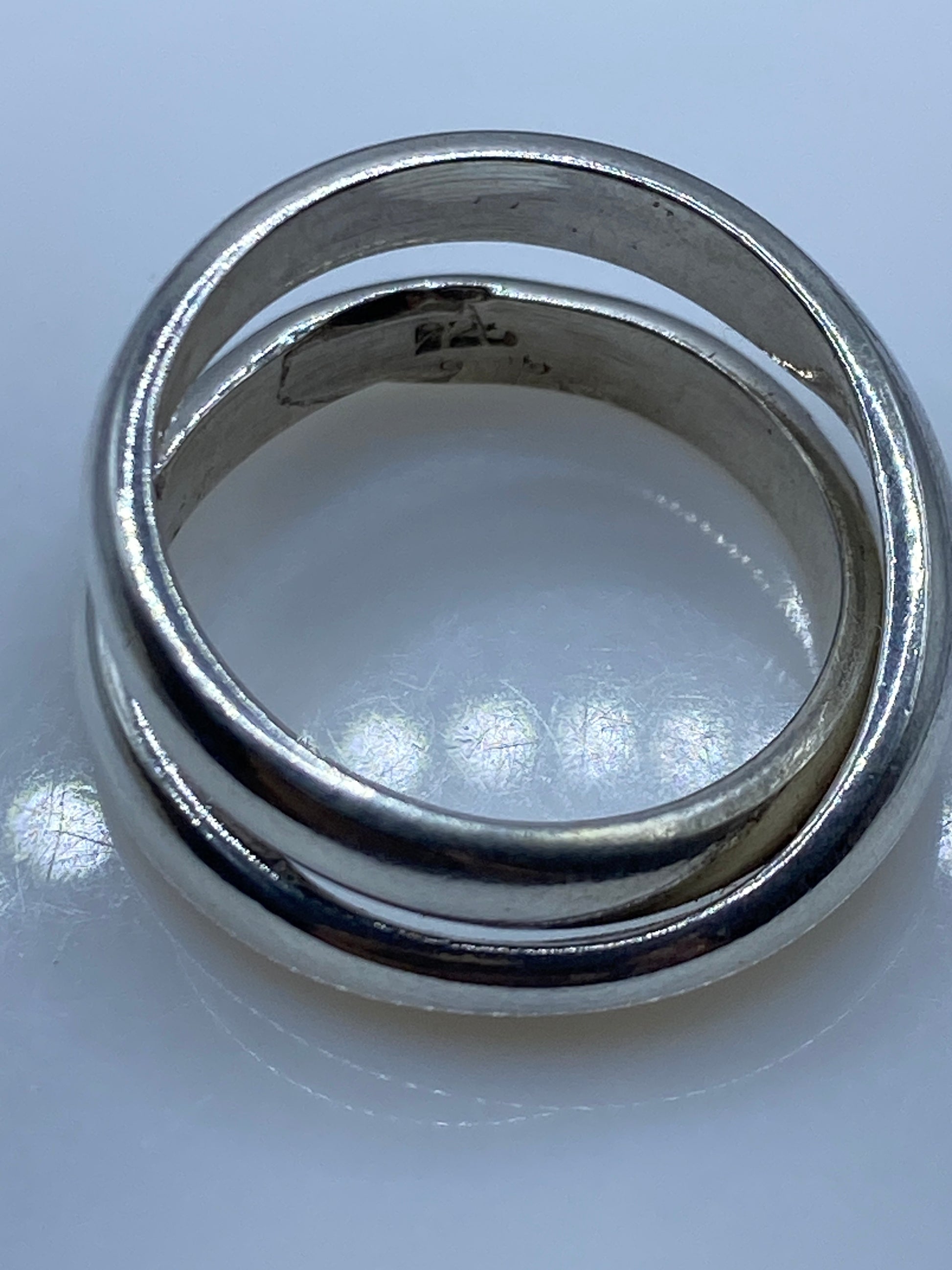 Anillo Doble Banda Plata .925 — Taxco Minimalista — foto 5