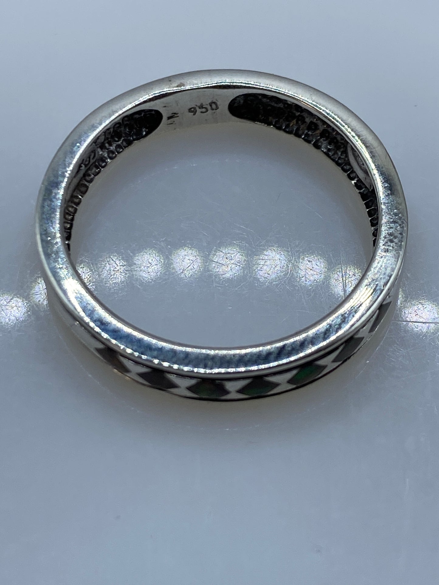 Anillo de Plata .950 con Ópalo de Fuego — Taxco — foto 5