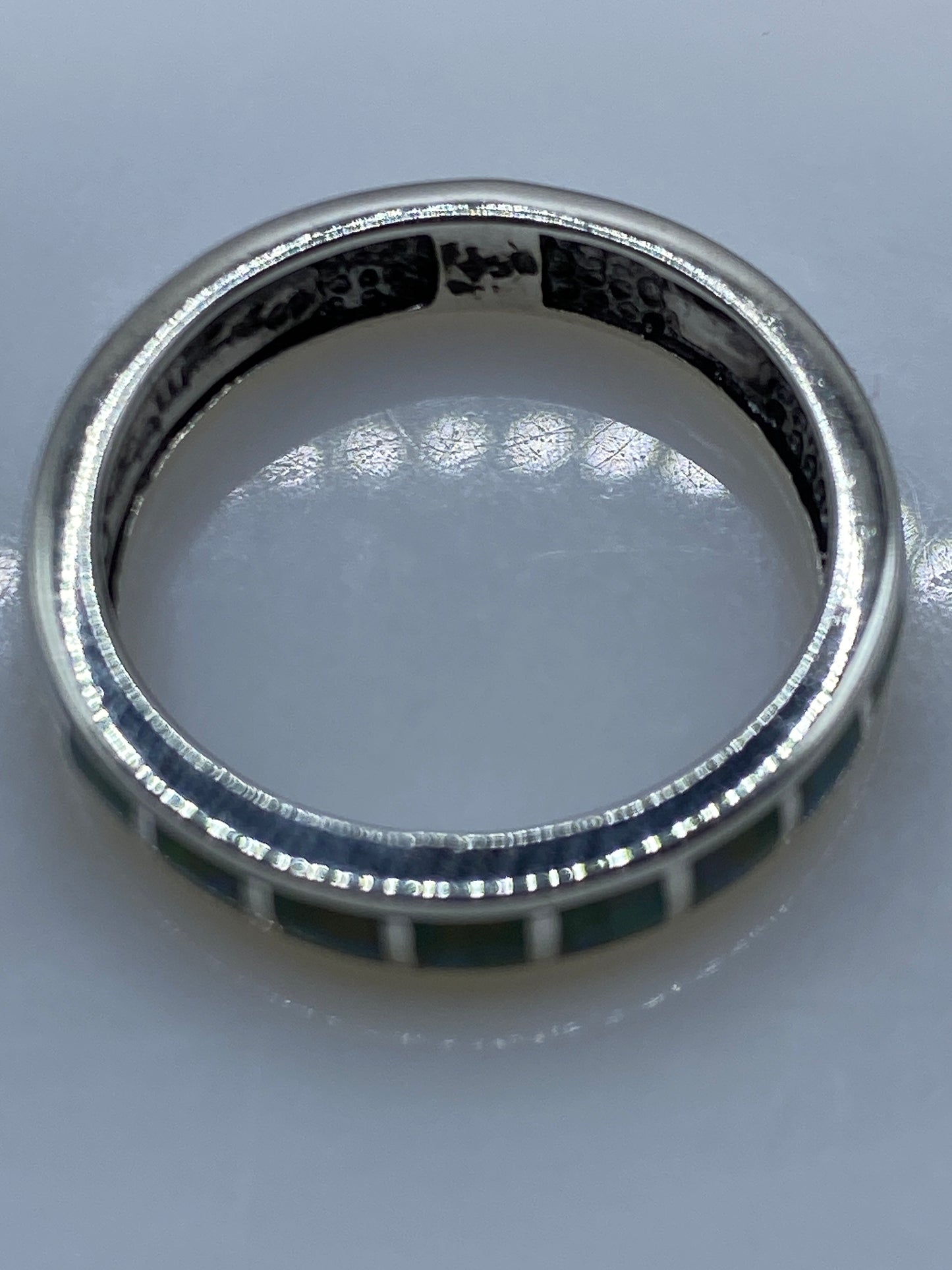 Anillo de Plata .950 con Ópalo de Fuego Verde — foto 5