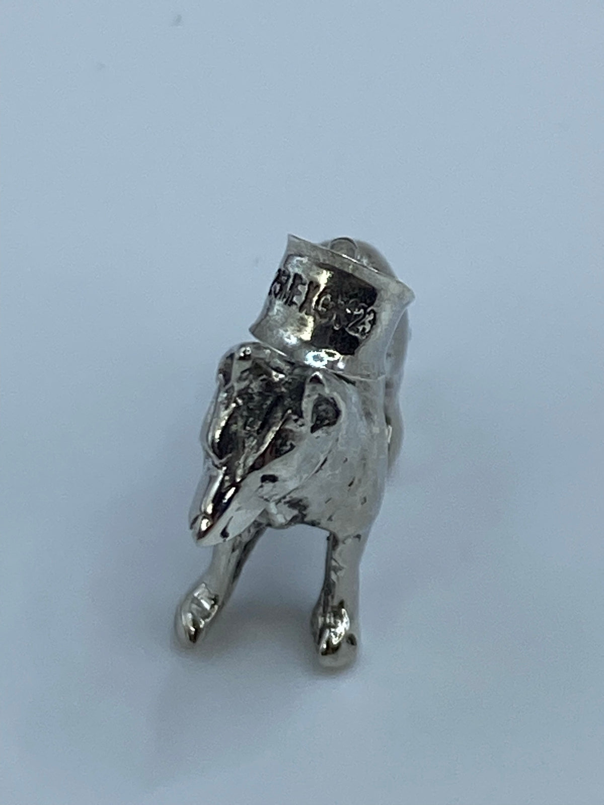 Dije de Plata Perro Minimalista — Taxco .925 — foto 5