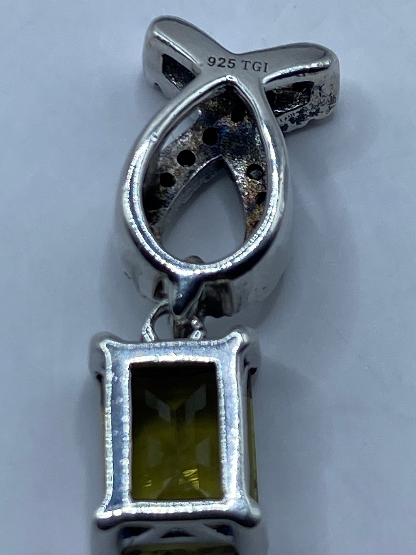Dije de Plata Circonia — Diseño Combinado Taxco .925 — foto 5